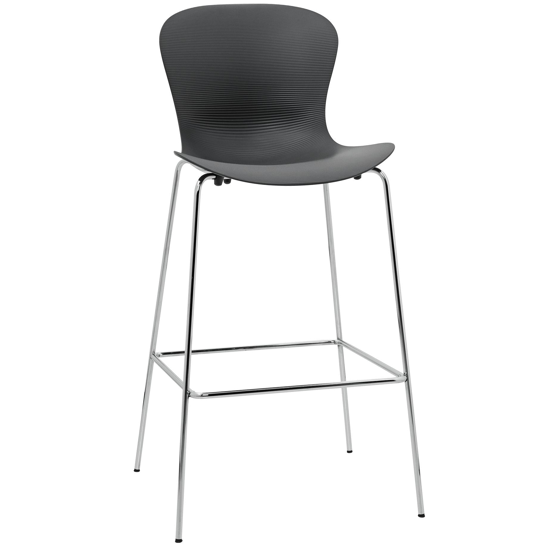 Fritz Hansen Nap Barstol 76 Cm, Pebergrå