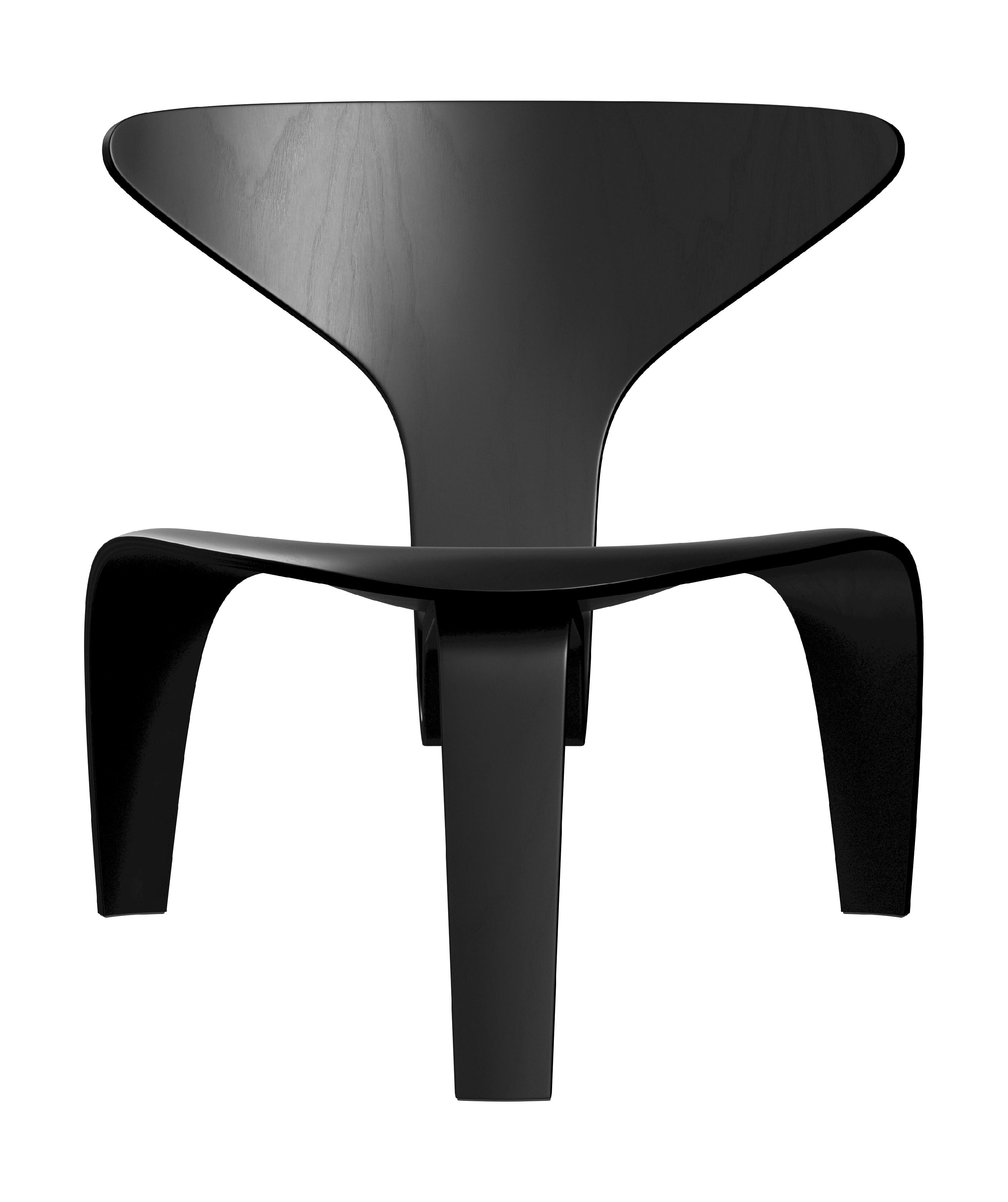 Fritz Hansen Pk0 A Lounge Chair, Black