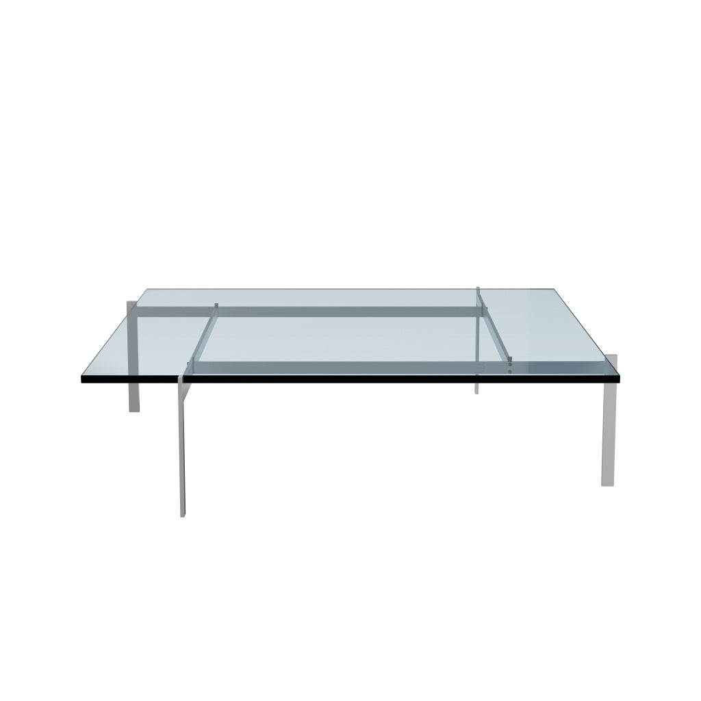 Fritz Hansen PK61 Una mesa de café 120 cm, vidrio