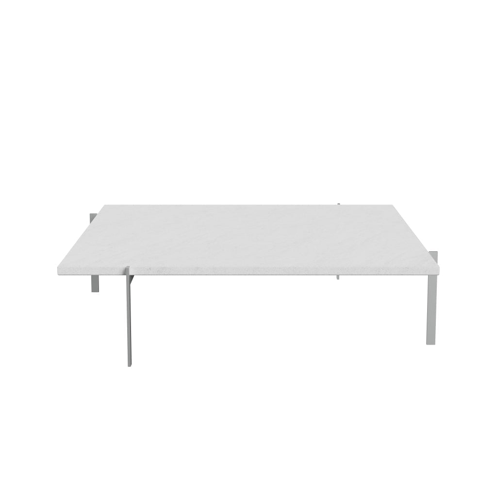 Fritz Hansen PK61 En sofabord 120 cm, hvid marmor rullet