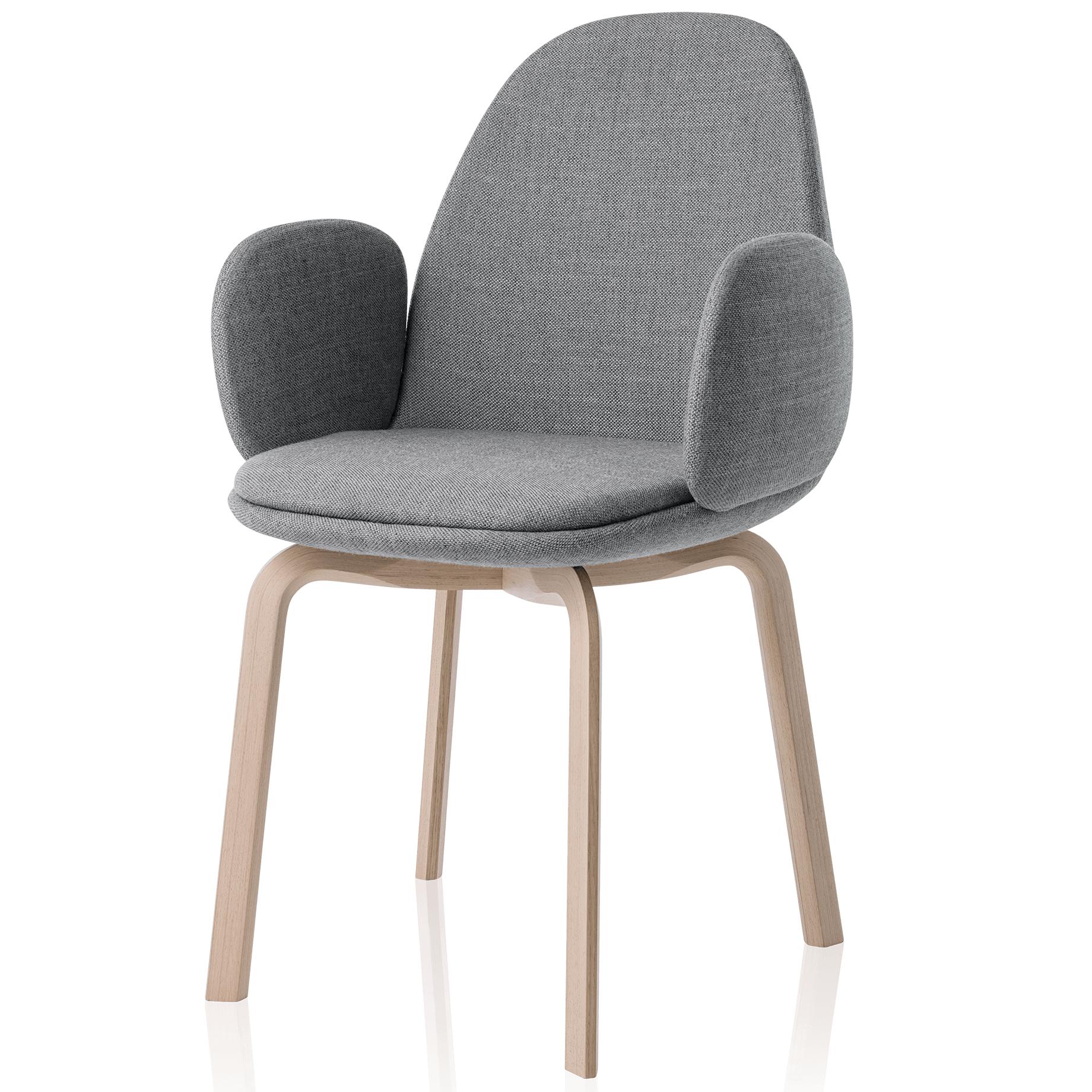 Fritz Hansen Sammen Sillón Oak, Sunniva Gray