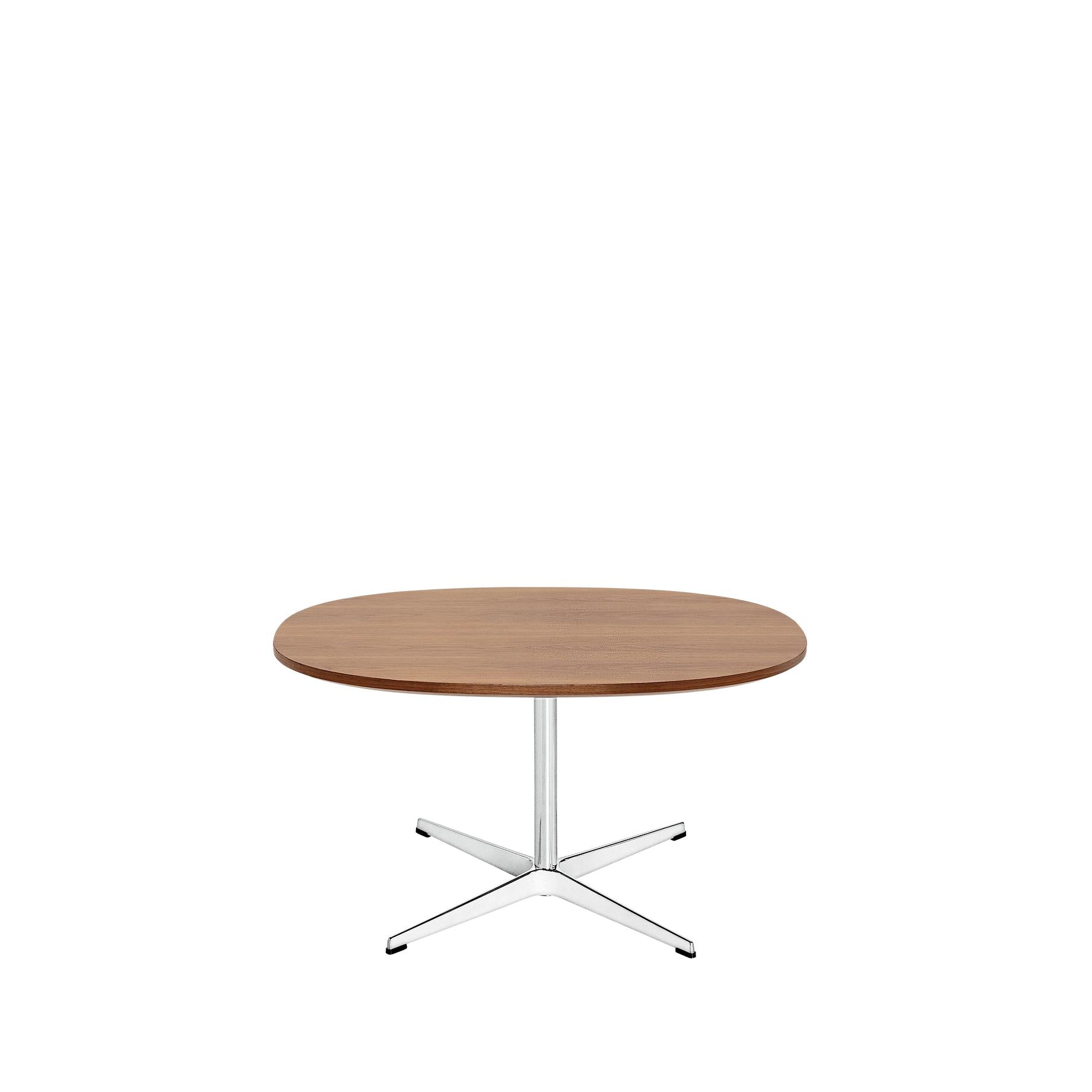 Fritz Hansen Supercircular soffbord Ø75 cm, valnötfanér