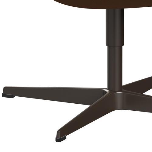 Fritz Hansen Swan Lounge Stol, Brown Bronze/Steelcut Trio Camel