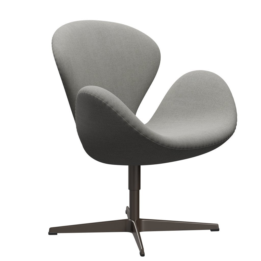 Fritz Hansen Swan Lounge Chair, braune Bronze/Sunniva Sand/hellgrau