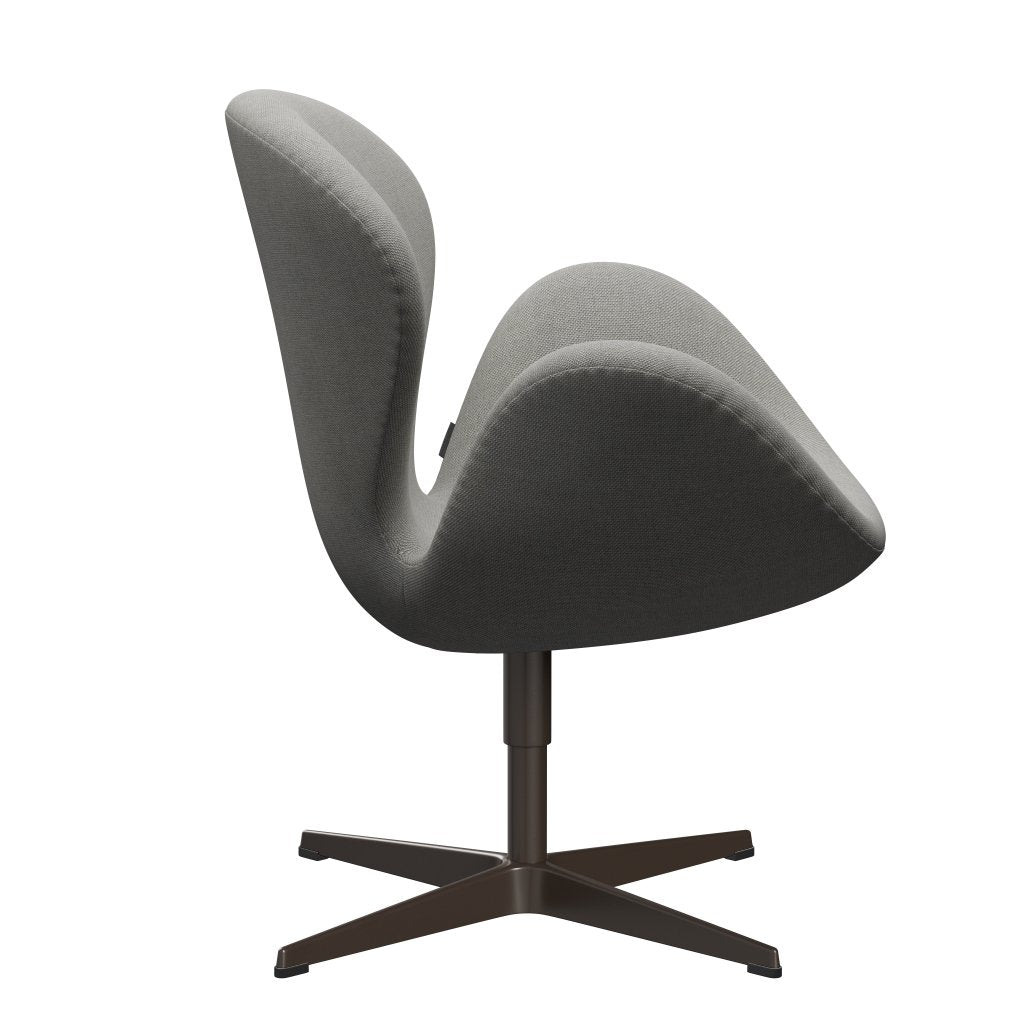 Fritz Hansen Swan Lounge Chair, braune Bronze/Sunniva Sand/hellgrau