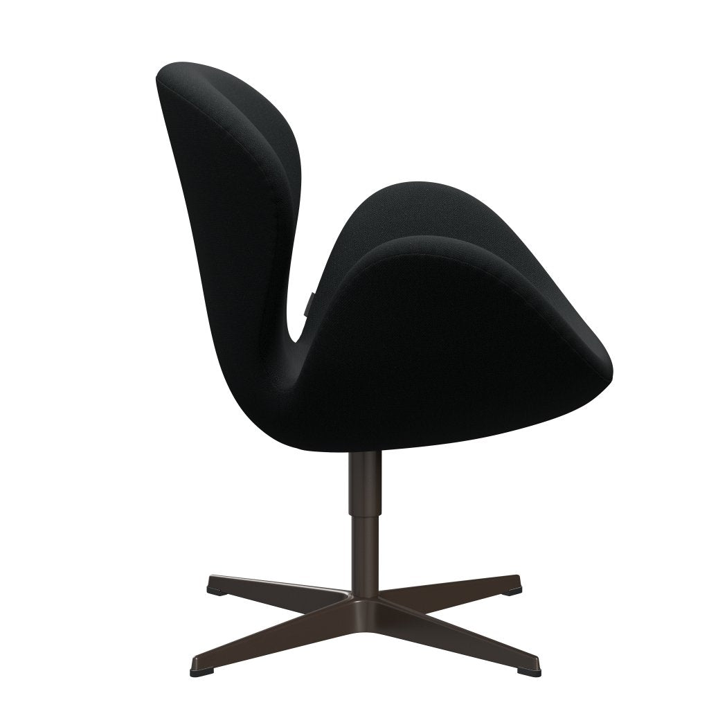 Fritz Hansen Swan Lounge Chair, bronze brun / Sunniva Black (193)