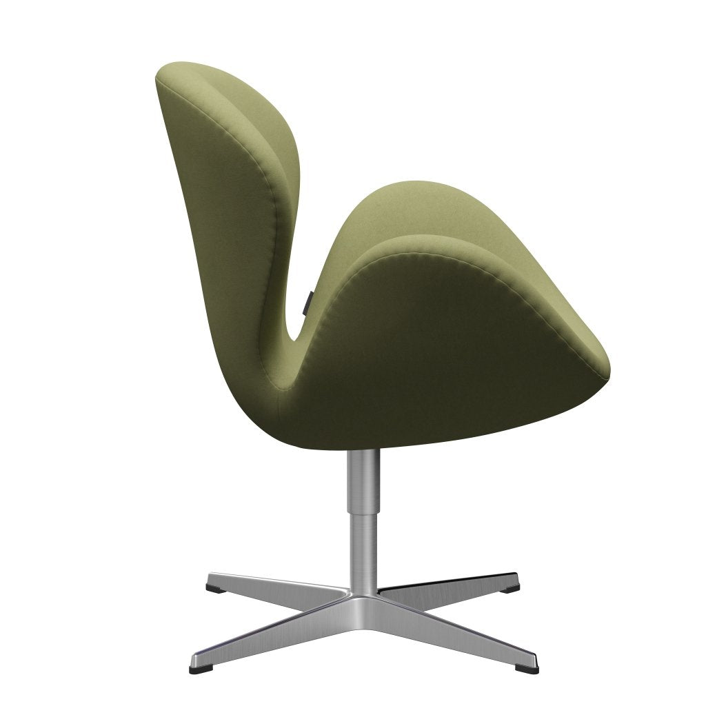 Fritz Hansen Swan Lounge Chair, Satin Brushed Aluminium/Comfort Grey (68009)