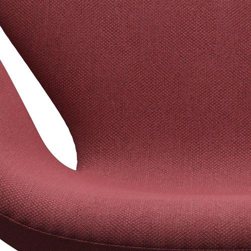 Fritz Hansen Swan Lounge Stuhl, Satin gebürstete Aluminium/Fiordrosa