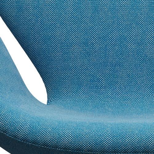 Fritz Hansen Swan Lounge Sillón, aluminio de Sating/Hallingdal White/Turquoise