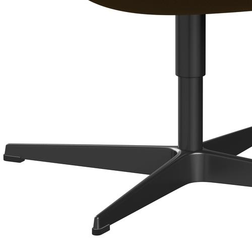 Fritz Hansen Swan Lounge Stuhl, Black Lacked/Capture Senf Dark Dark