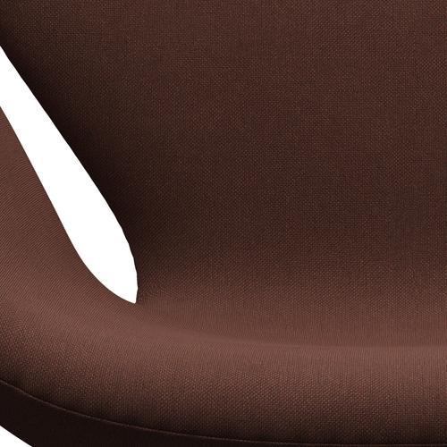 Fritz Hansen Swan Lounge Chair, Black Lacquered / ChristianShavn Orange Dark