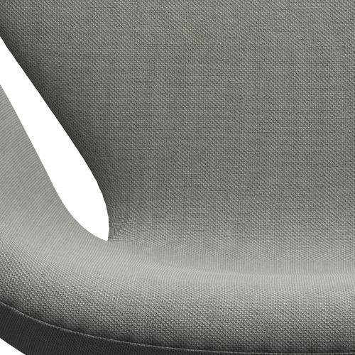 Fritz Hansen Swan Lounge Chair, Silver Grey/Sunniva Sand/Light Grey