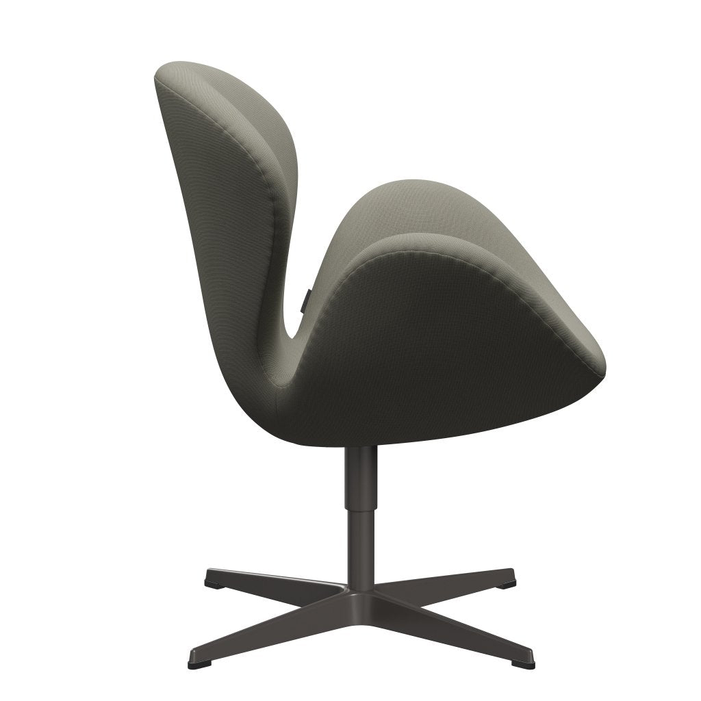 Chaise salon Swan Fritz Hansen, graphite chaud / gris de la renommée (61136)