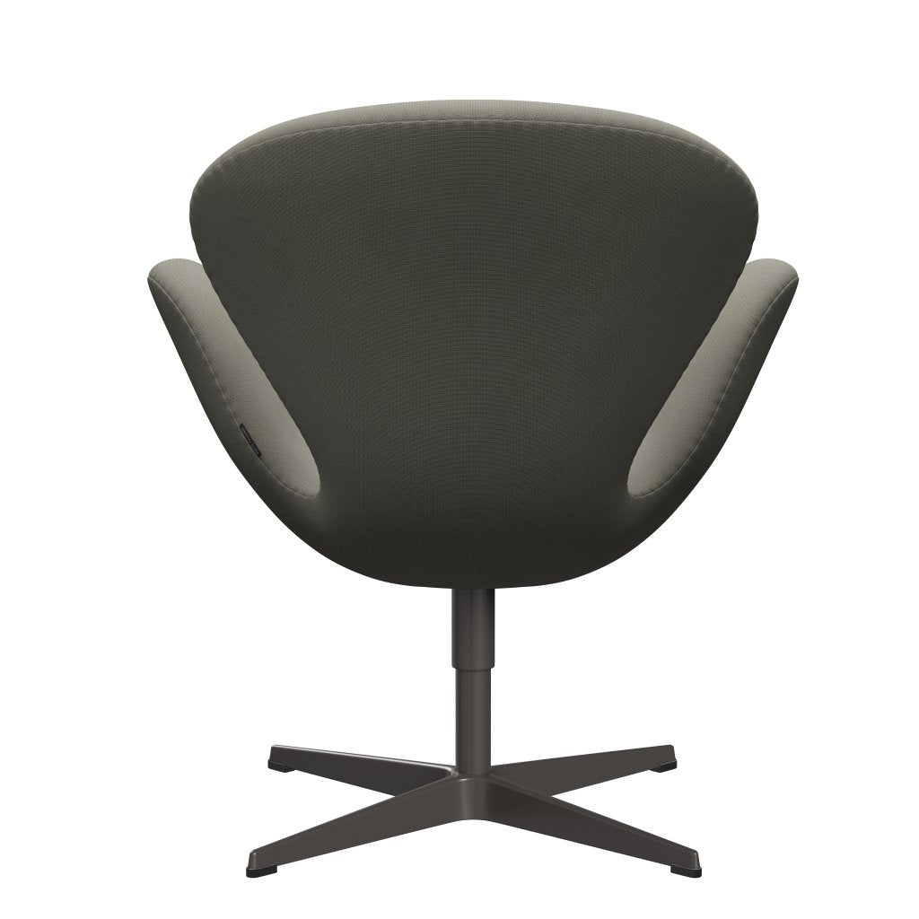 Chaise salon Swan Fritz Hansen, graphite chaud / gris de la renommée (61136)