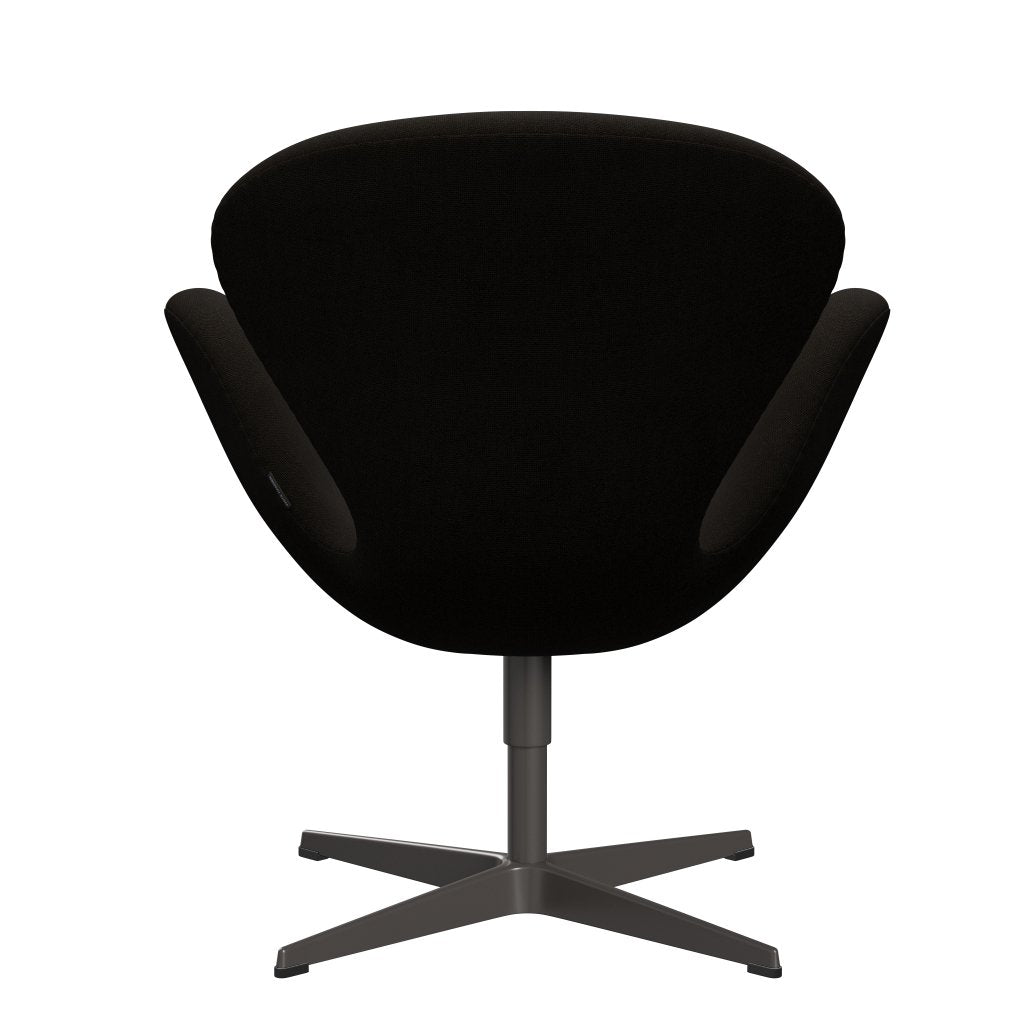 Fritz Hansen Swan Lounge Chair, Warm Graphite/Hallingdal Dark Brown