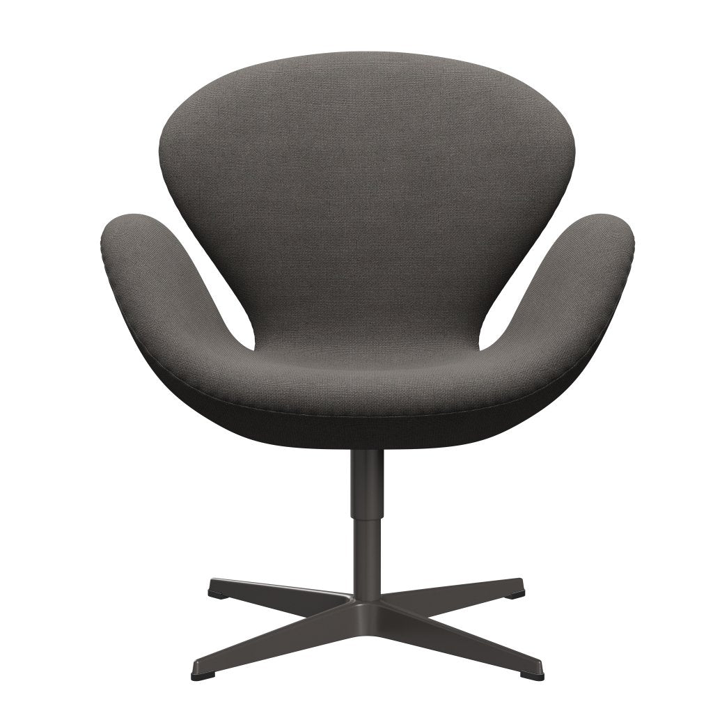 Fritz Hansen Swan Lounge Chair, Warm Graphite/Hallingdal Grey Dark