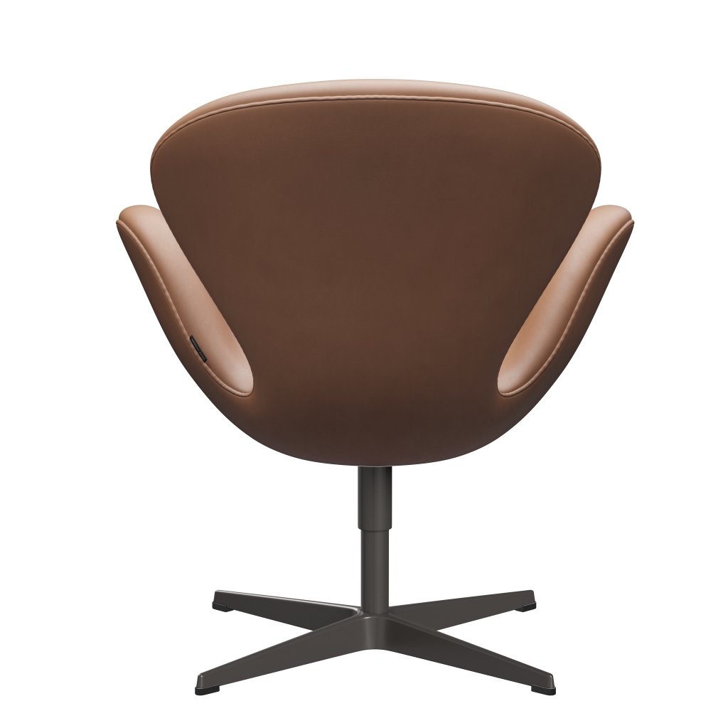 Fritz Hansen Swan Lounge Chair, graphite chaud / rustique rustique