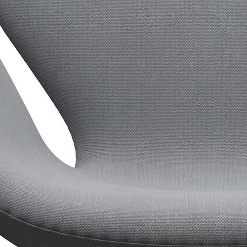 Sillón Fritz Hansen Swan, grafito cálido/escamado de gris claro