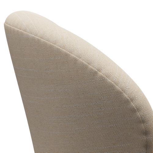 Fritz Hansen Swan Lounge Chair, warme Graphit/Sunniva Crème/Sand