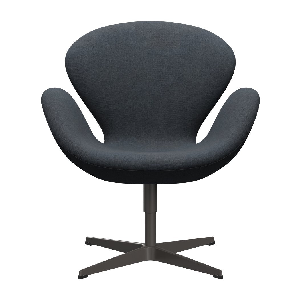 Fritz Hansen Swan Lounge Chair, Graphite chaud / tonus gris foncé