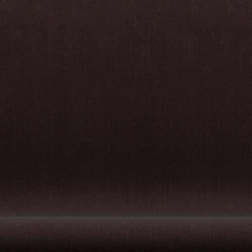 Fritz Hansen Swan Sofa 2 -sæder, brun bronze/lærred sort lys