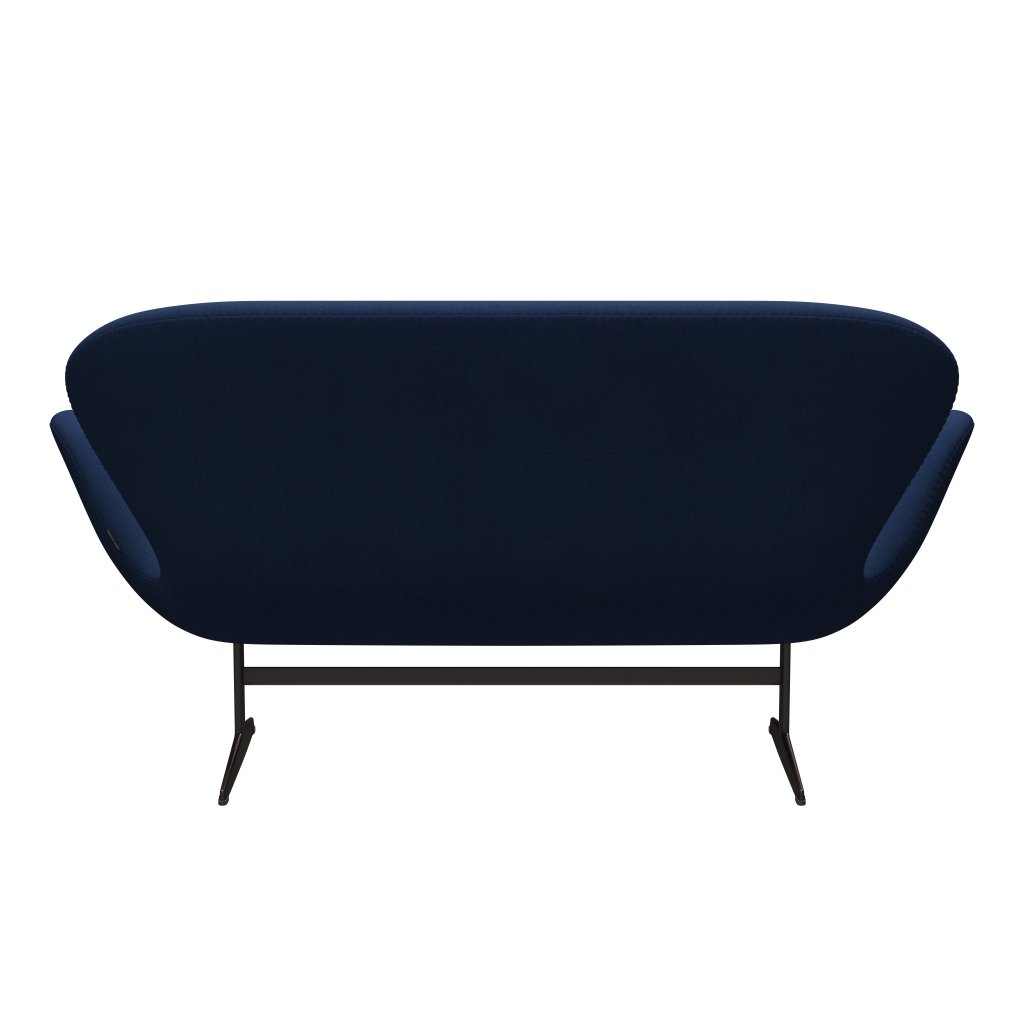 Fritz Hansen Swan Sofa 2 Seater, Brown Bronze/Christianshavn Blue Uni