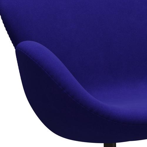 Fritz Hansen Swan Sofa 2 -sits, brun brons/divina bensinblått