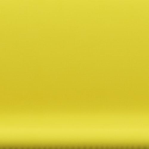 Fritz Hansen Swan Sofa 2 -sæder, brun bronze/berømmelse gul