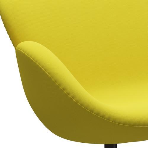 Fritz Hansen Swan Sofa 2 Sitzer, braune Bronze/Ruhm gelb