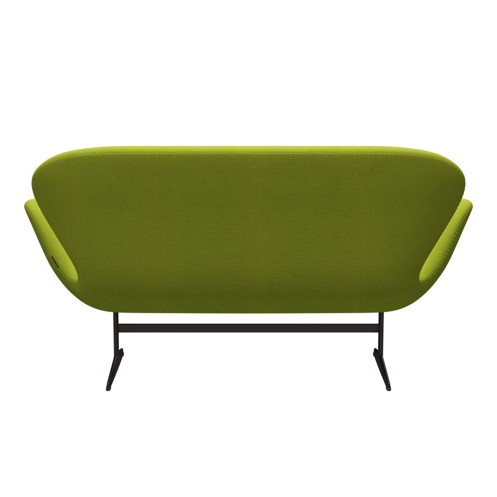 Fritz Hansen Swan Sofa 2 -sits, brun brons/hallingdal lime