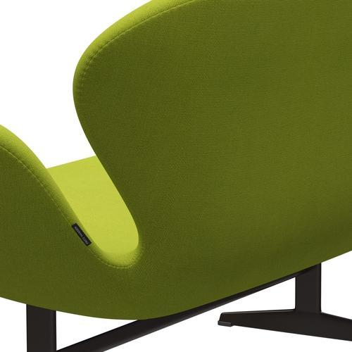 Fritz Hansen Swan Sofa 2 -sits, brun brons/hallingdal lime