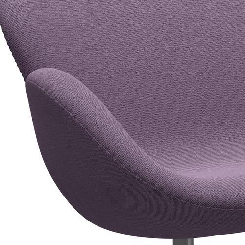 Fritz Hansen Swan Sofa 2 Seater, Silver Grey/Capture Light Violet