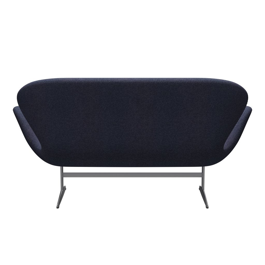 Fritz Hansen Swan Sofa 2 -sæder, sølvgrå/Divina MD Cool Gray