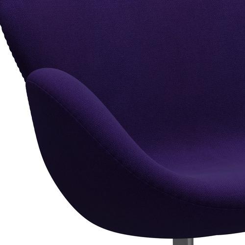 Fritz Hansen Swan Sofa 2 Seater, Silver Grey/Hallingdal Violet