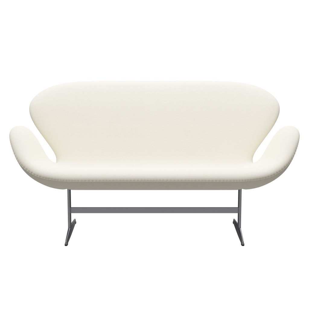 Fritz Hansen Swan canapé 2 places, crème gris argenté / sunniva