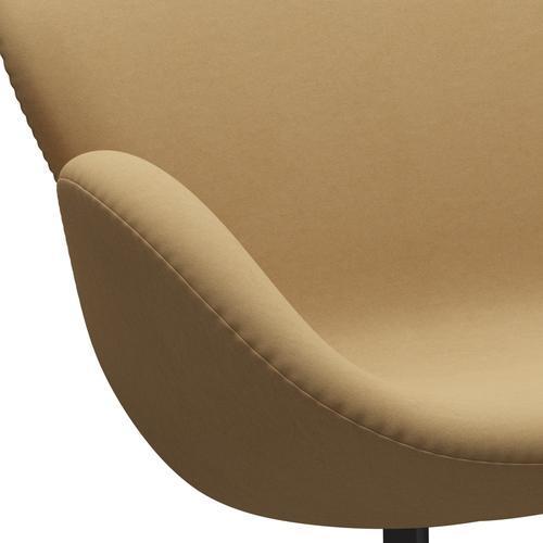 Fritz Hansen Swan Sofá 2 plazas, grafito cálido/comodidad beige (00280)