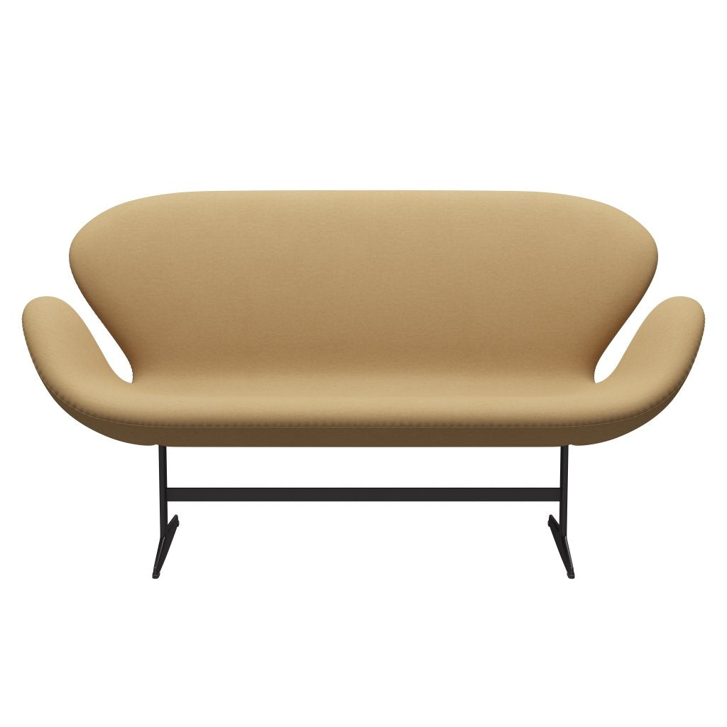 Fritz Hansen Swan Sofa 2 -sæder, Warm Graphite/Comfort Beige (00280)