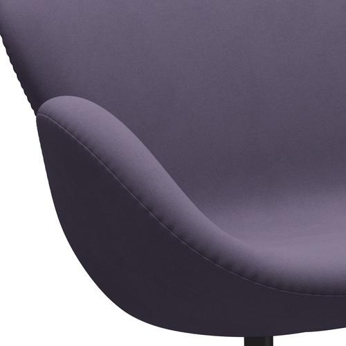 Fritz Hansen Swan canapé 2 places, graphite chaud / confort violet