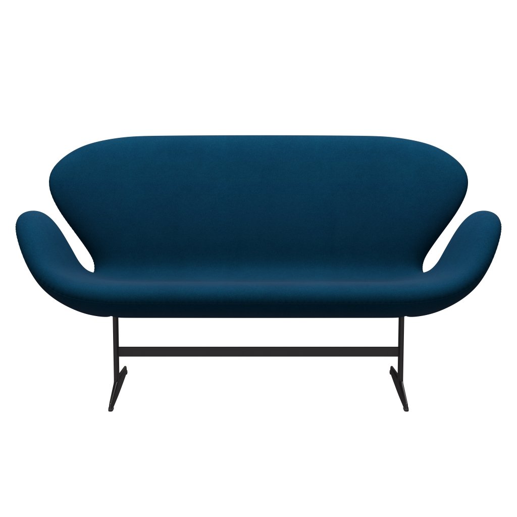 Fritz Hansen Swan Sofa 2 Seater, Warm Graphite/Divina Coral Green