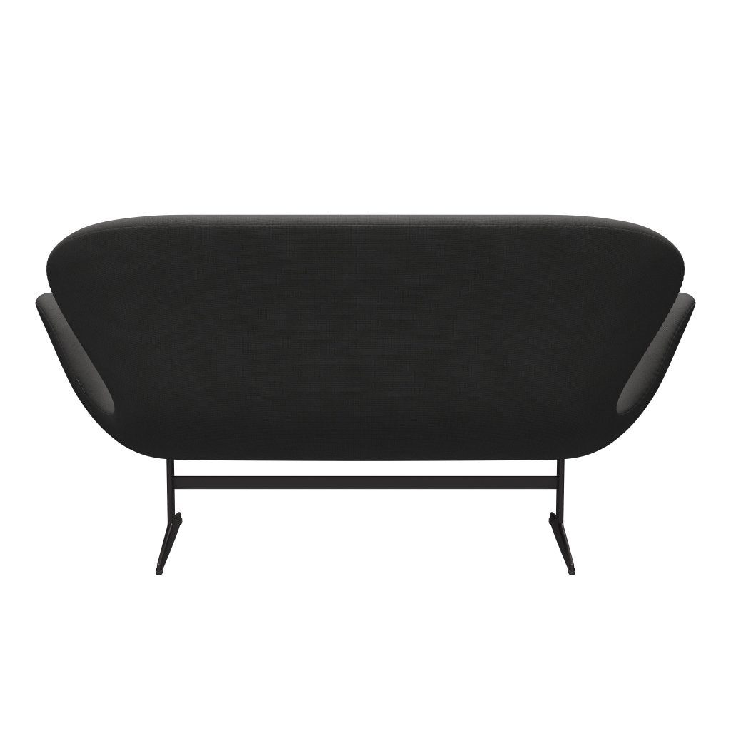 Fritz Hansen Swan Sofa 2 -Sitzer, warmer Graphit/Ruhm dunkelgrau