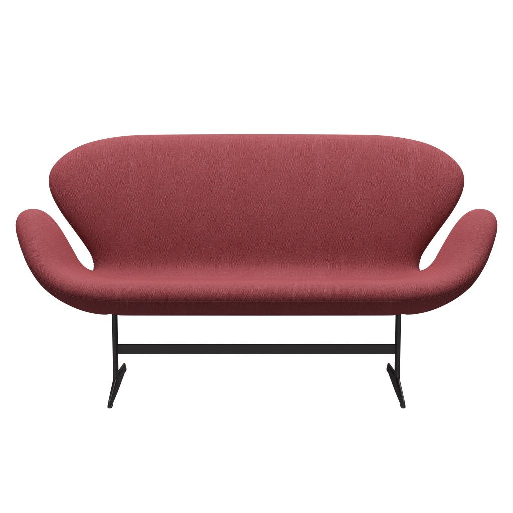 Fritz Hansen Swan Sofa 2 Seater, Warm Graphite/Fiord Pink