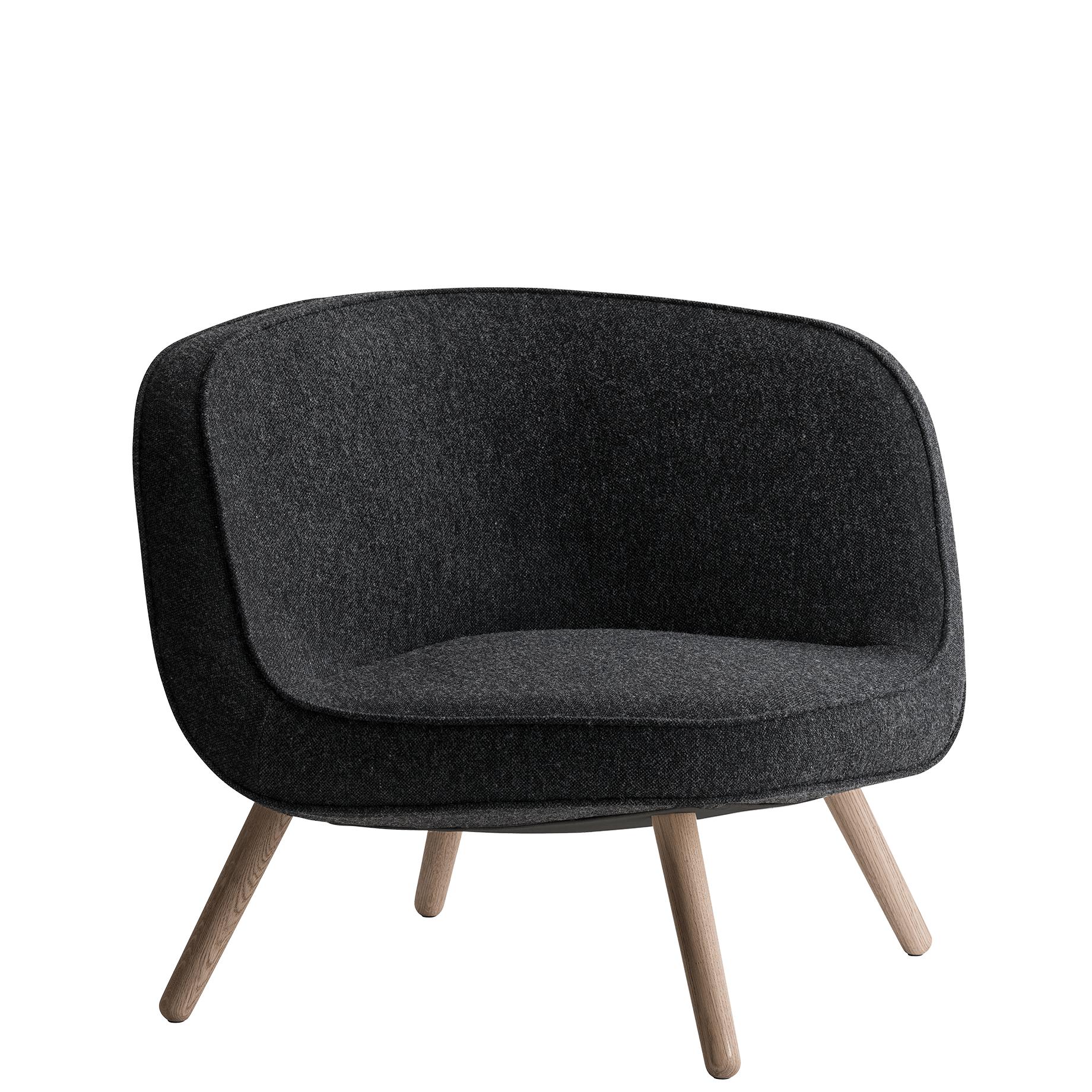 Fritz Hansen Via57 Silla de salón, Hallingdal Black