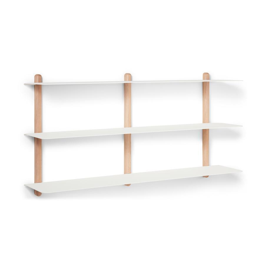 Gejst Nivo Shelf D, Light Oak/White