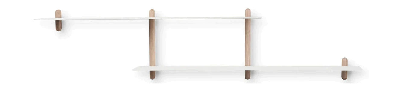 Gejst Nivo Shelf H Large, chêne léger / blanc