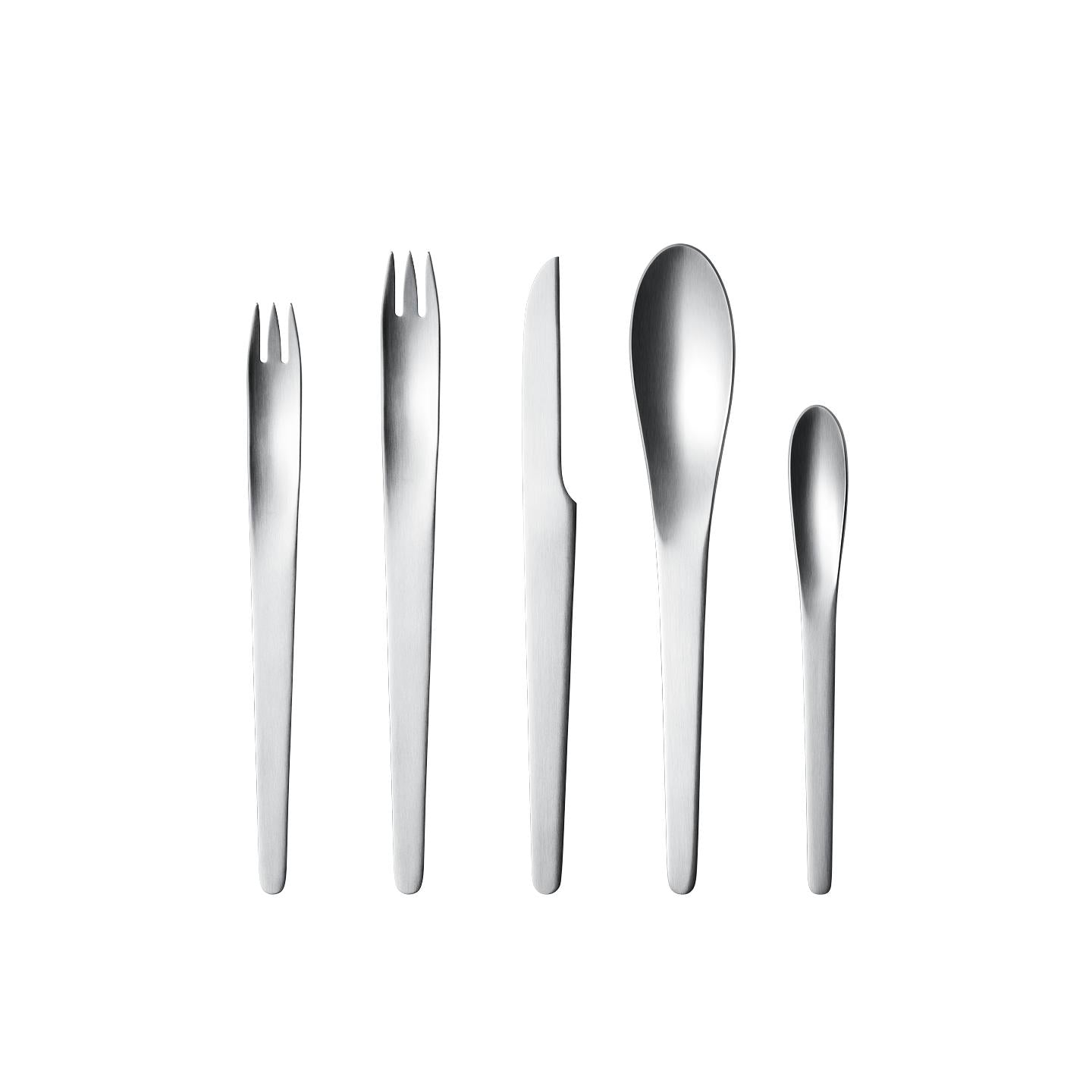 Georg Jensen Arne Jacobsen Cutlery Set, 5 pièces