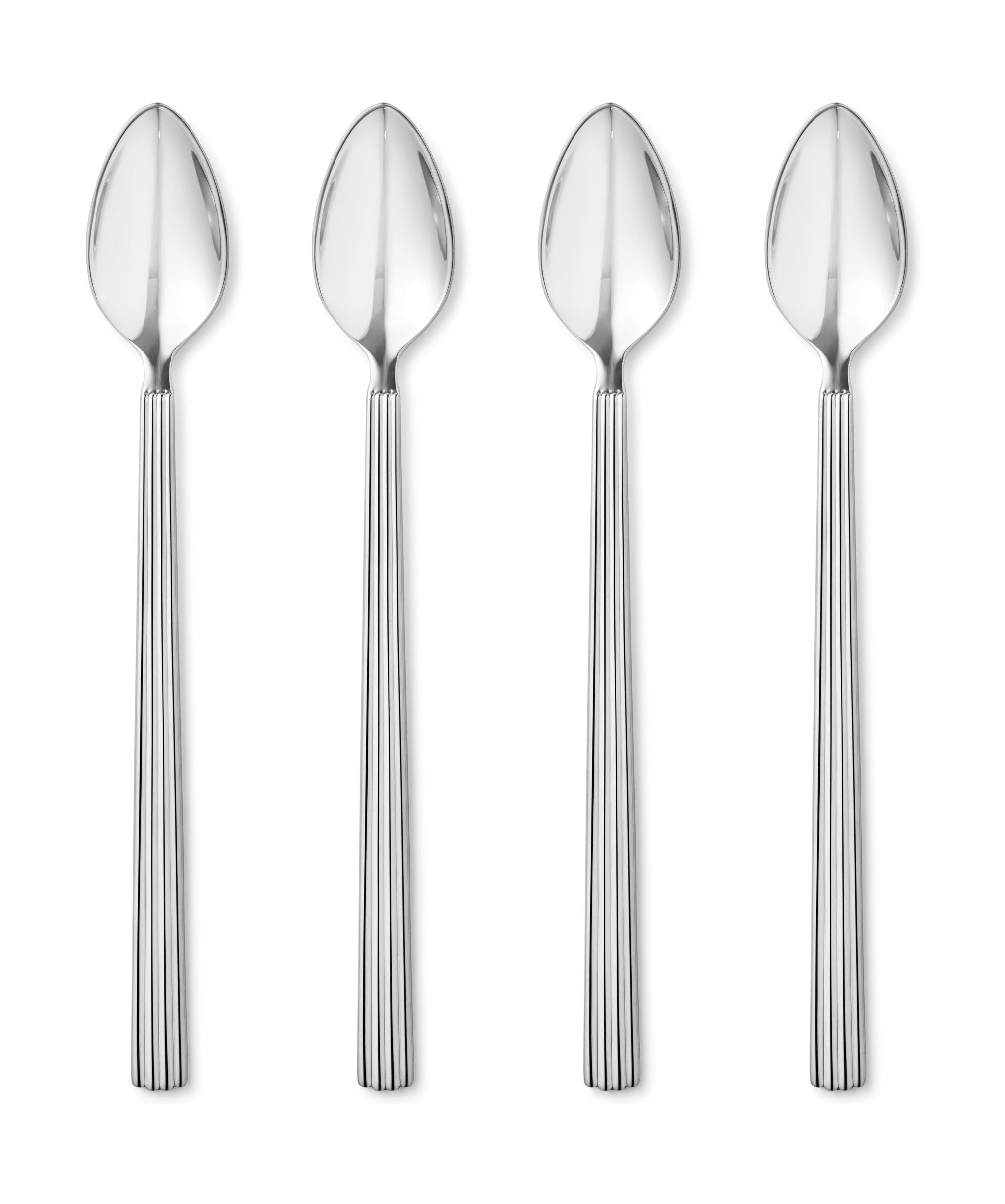 Georg Jensen Bernadotte presentförpackningsked W. Lång handtag 4 st, 185 mm