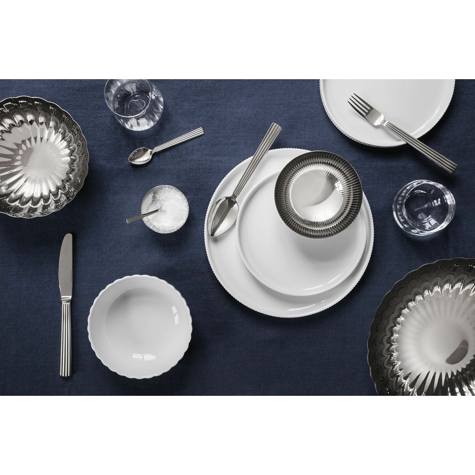 Georg Jensen Bernadotte Table Set, 3 Pieces