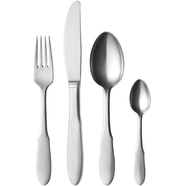 Georg Jensen Mitra Besteck, 4 -teilige Set