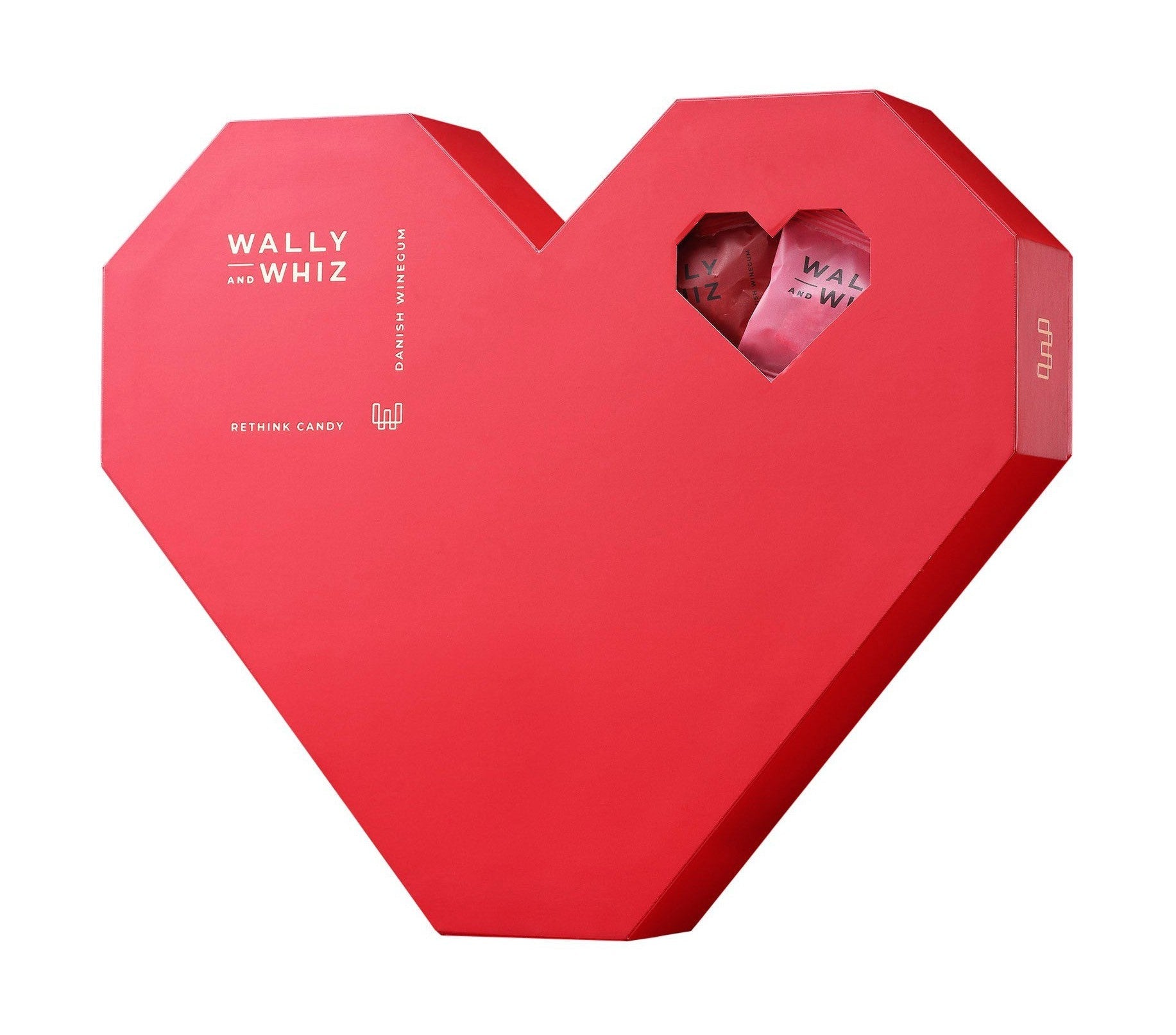 Boîte de coeur de Noël Wally et Whiz avec 60 Flowpacks Flavors de Noël 2023 660G