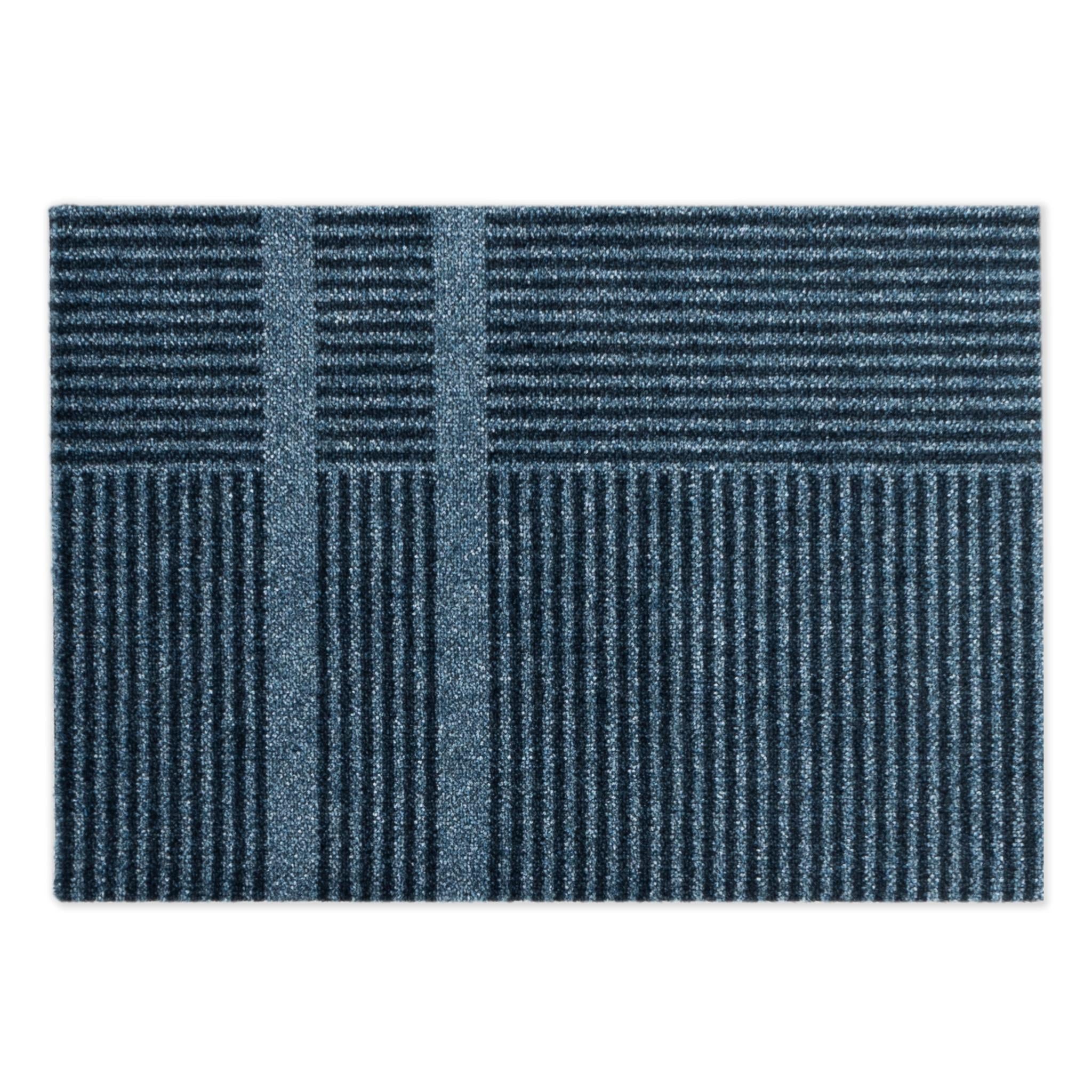 HEYMAT DOORMAT Løype Stormy Blue, 60x85cm